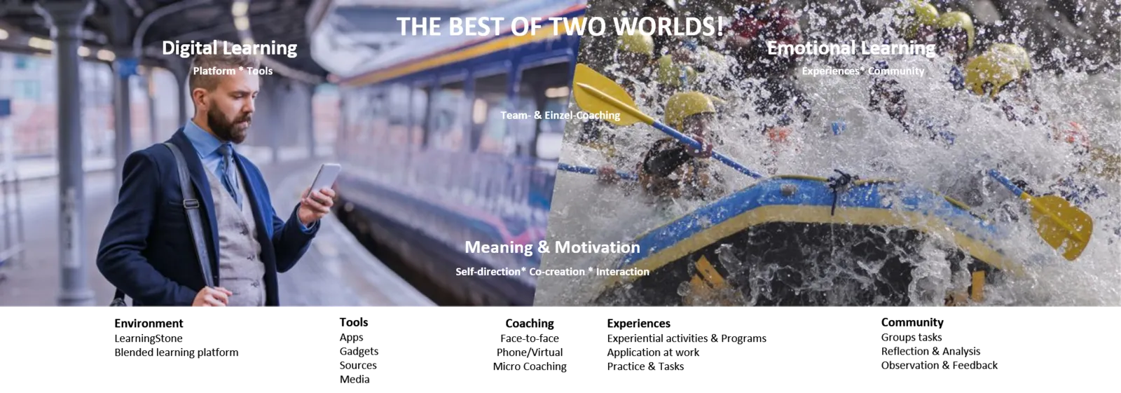The Best of Two Worlds with Text