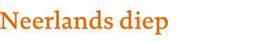 Neerlands diep